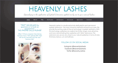 Desktop Screenshot of heavenlylashesla.com